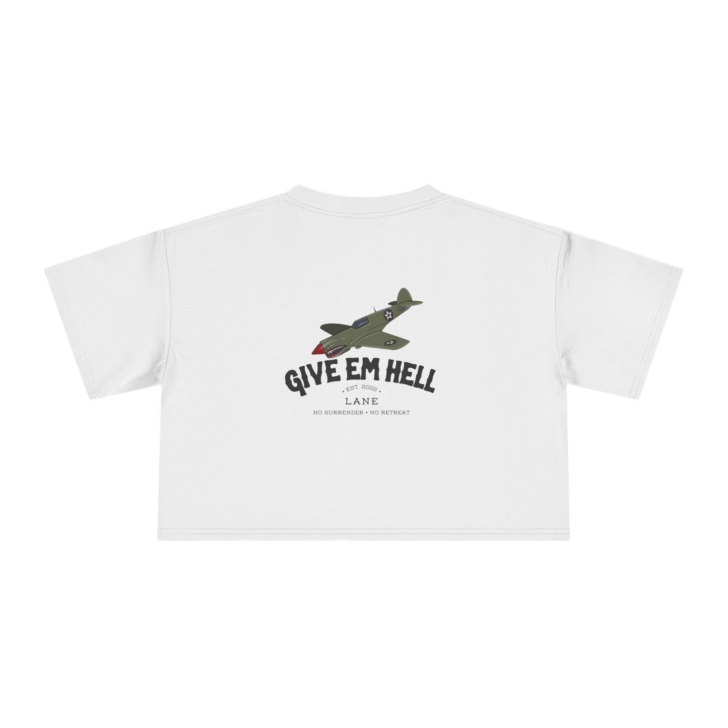 Give Em Hell - Cropped Tee