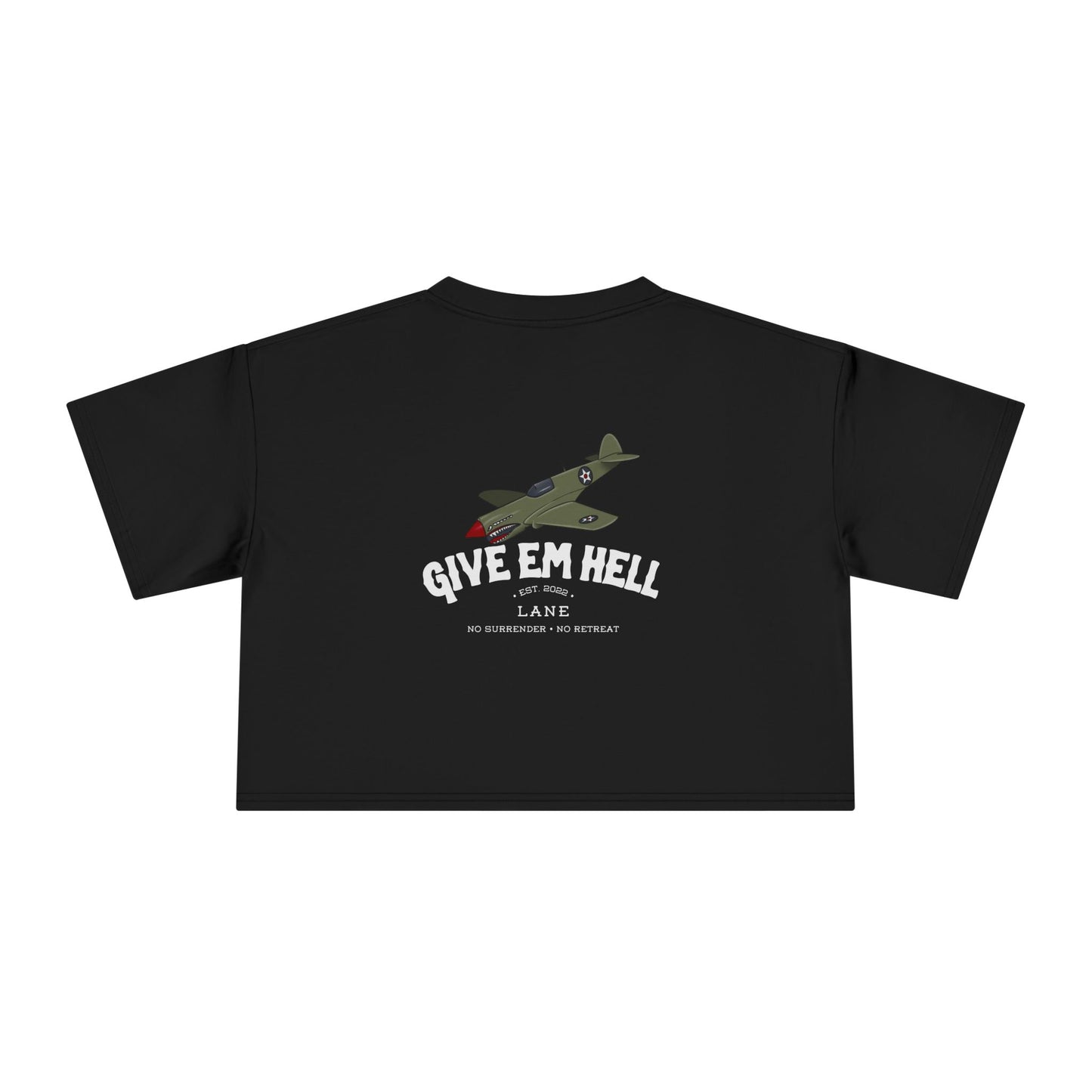 Give Em Hell - Cropped Tee