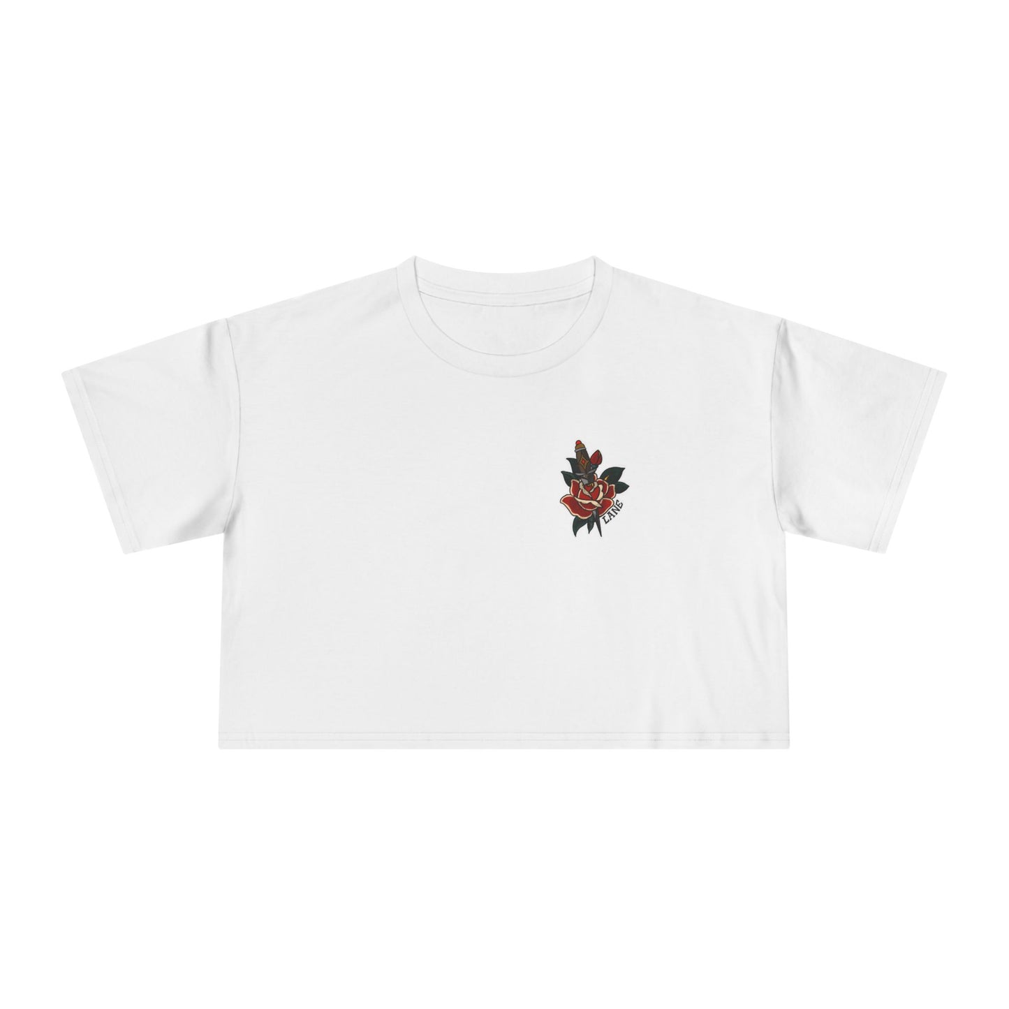 Tattoos Are Trashy - Cropped Tee