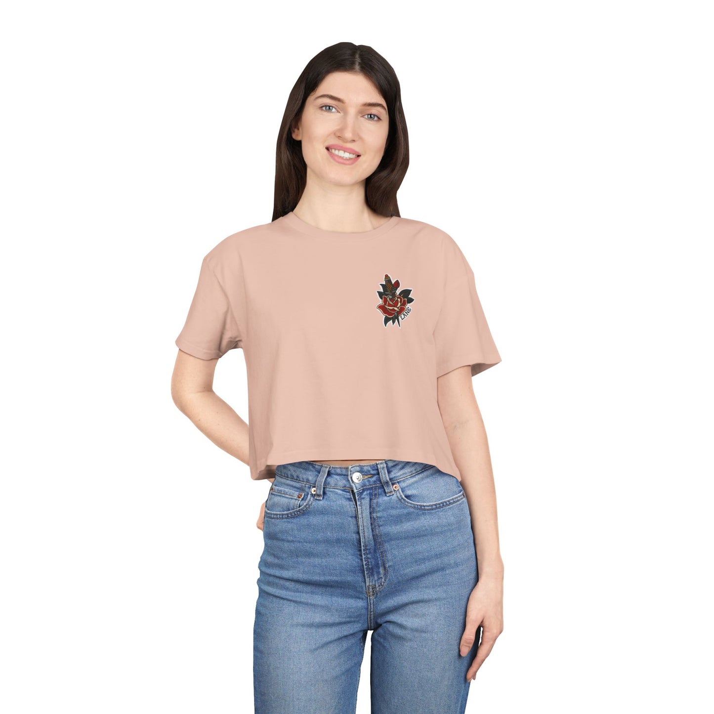 Tattoos Are Trashy - Cropped Tee