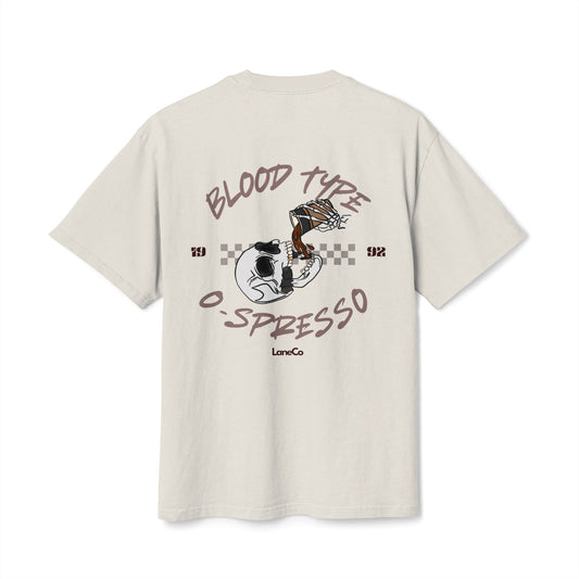 Blood Type O-spresso - Vintage Graphic Tee