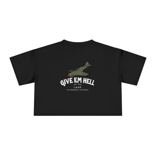Give Em Hell - Cropped Tee