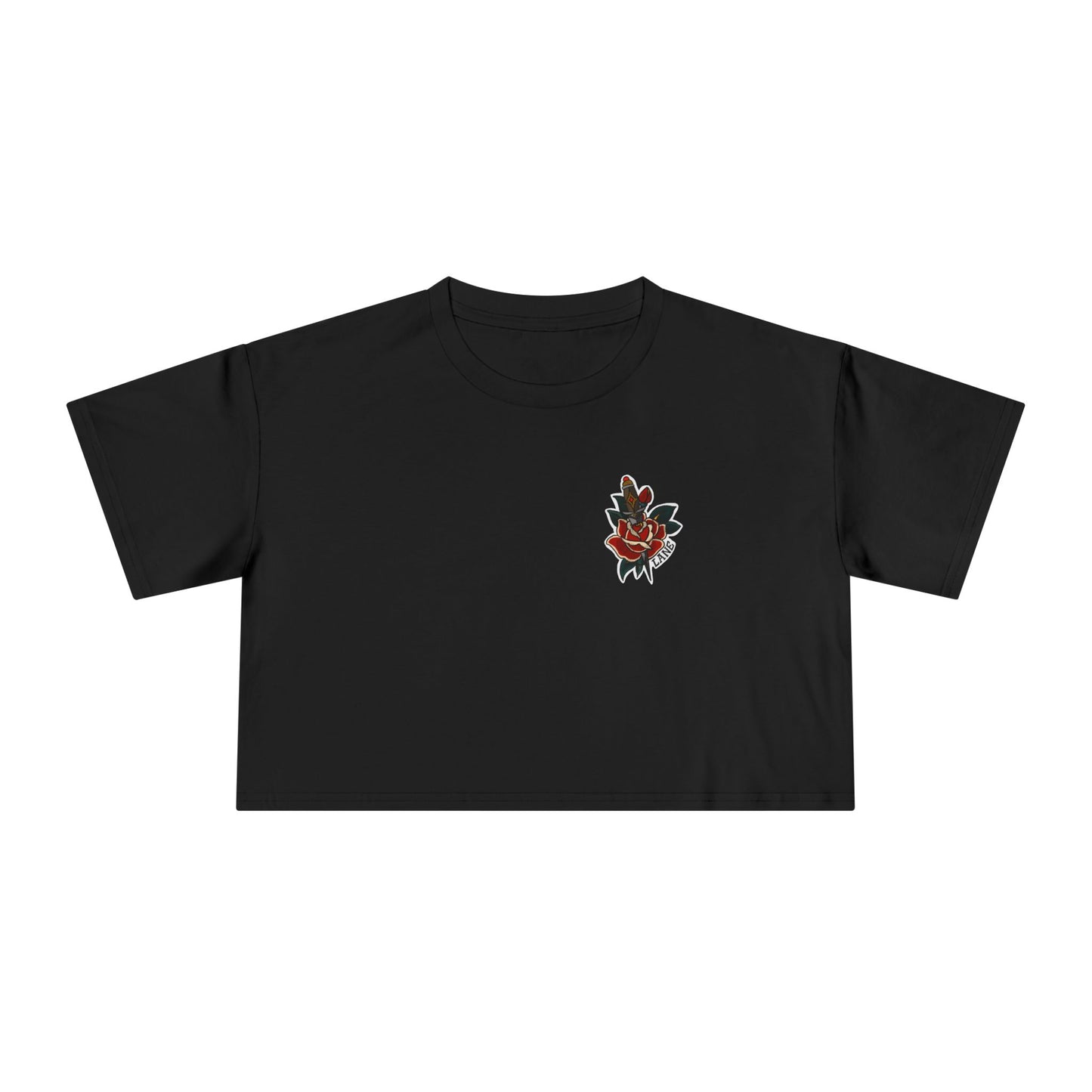 Tattoos Are Trashy - Cropped Tee
